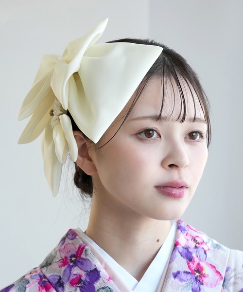 utatane 髪飾り BIGリボンヘッドドレス 日本製 レディース : ZOZOTOWN