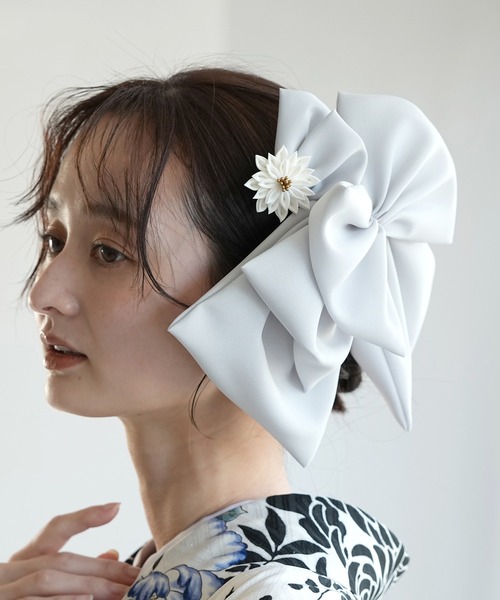 utatane 髪飾り BIGリボンヘッドドレス 日本製 レディース : ZOZOTOWN