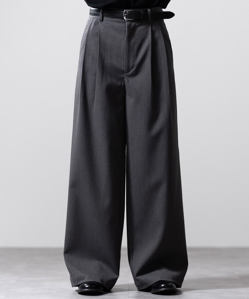 【CLEL】プライム TR 3Dタックパンツ　XSサイズ　ブラック CLEL】Prime TR 3D Tuck Pants / プライム TR 3Dタックパンツ