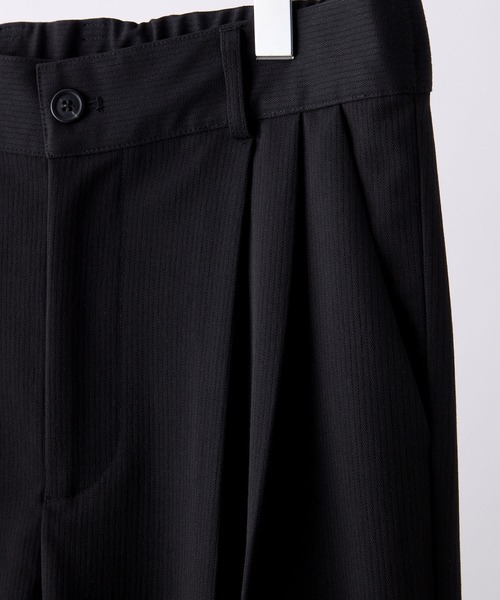 CLEL（クレイル） スラックス 「CLEL」Herringbone Prime TR Stripe