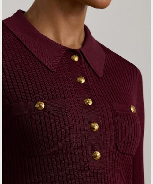 【新品未使用！タグ付き】ラルフローレン　ポロシャツ　ニットトップス　レディース LAUREN RALPH LAUREN（ローレン ラルフローレン） ニット セーター