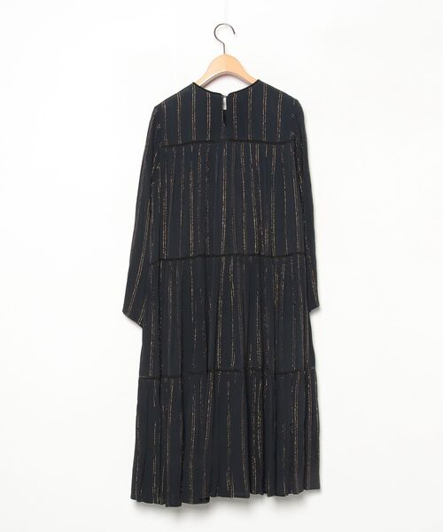 「NE QUITTEZ PAS!」 長袖ワンピース - ブラック レディース_画像2