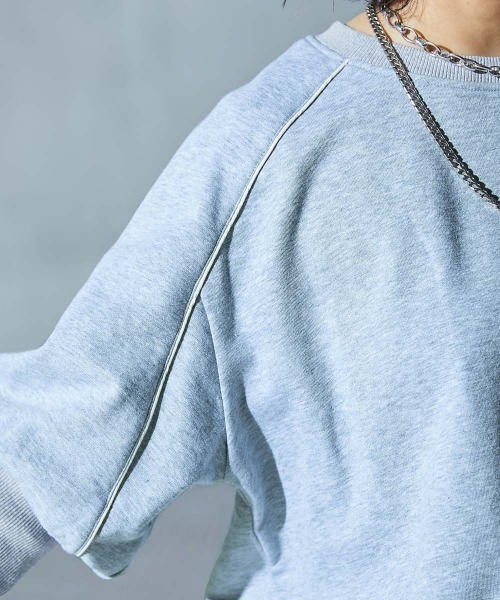 「GEVS.」 「SMILELAND」半袖カットソー LL ネイビー レディース_画像6
