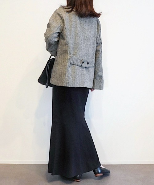 「ECRIRE」 ブルゾン M ブラウン レディース_画像2