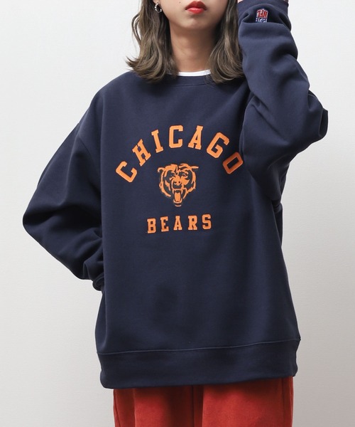 NBA/NFL/NHL/MLB スウェットカットソー MEDIUM ネイビー メンズ