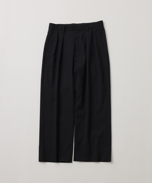 UNFOLLOWアンフロー　ブラック　パンツ UNFOLLOW（アンフォロー） スラックス 「FOLL / フォル」wool mohair