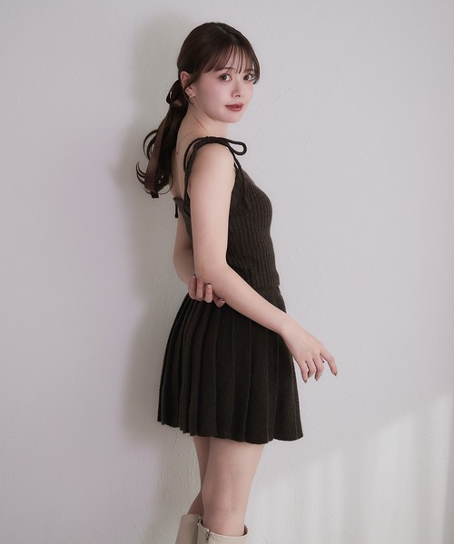 セットアップ knit cami skirt set / ニットキャミスカートセット レディース_8