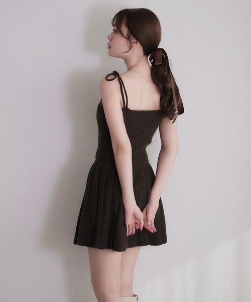 セットアップ knit cami skirt set / ニットキャミスカートセット レディース_9