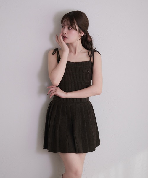 セットアップ knit cami skirt set / ニットキャミスカートセット レディース_7