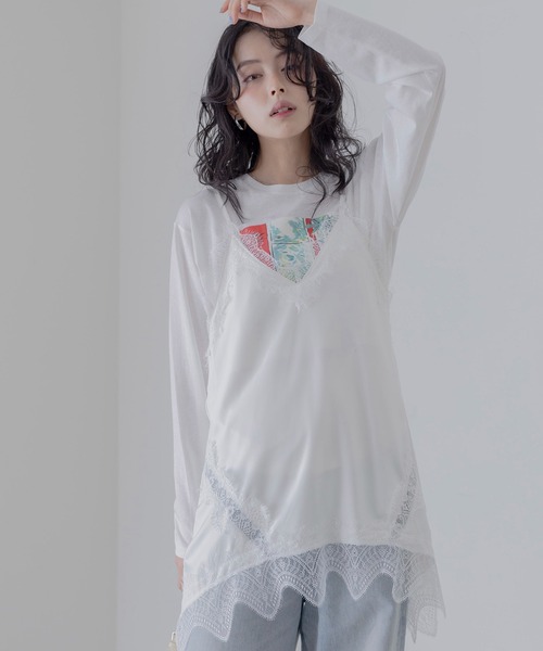 Eimee Law（エイミーロウ） キャミソール イレギュラーヘムレース