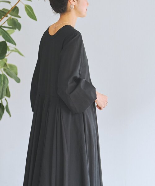 【美品】25SS ビアズリー リネンギャザーワンピース 2Way ブラック 美品】25SS ビアズリー リネンギャザーワンピース 2Way ブラック