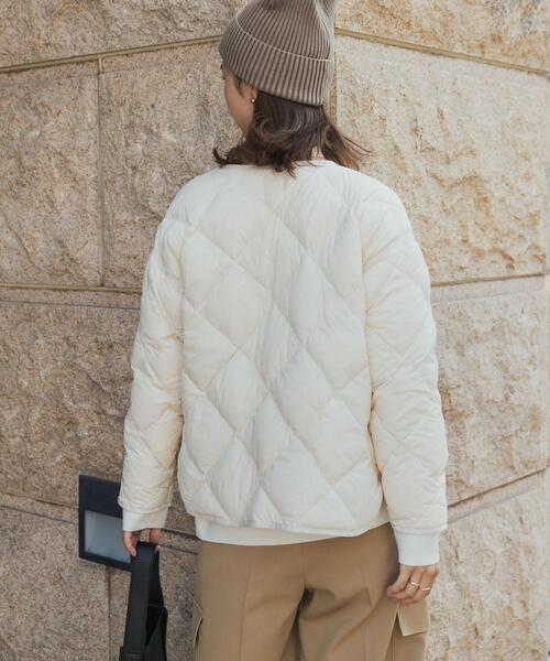 [URBAN RESEARCH DOORS] пуховик MEDIUM слоновая кость женский 