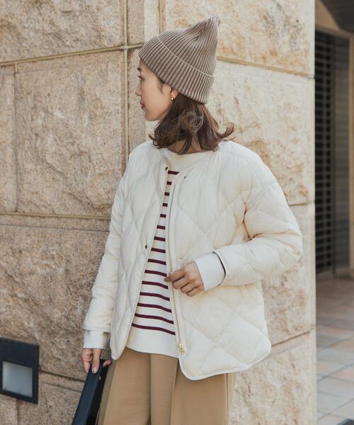 [URBAN RESEARCH DOORS] пуховик MEDIUM слоновая кость женский 