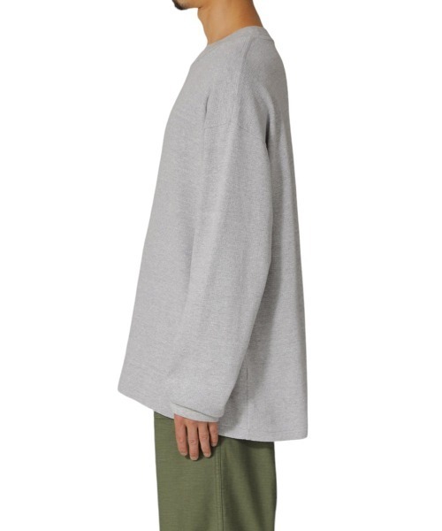 「REMI RELIEF NAVY LABEL」 長袖Tシャツ M オフホワイト メンズ_画像7