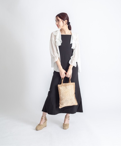 美品✨GAIMO ガイモ 厚底エスパドリーユ ストラップ 黒 36 23cm GAIMO（ガイモ） サンダル 「GAIMO/ガイモ」エスパドリーユ ウェッジ