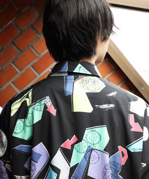「８(eight)」 「HALHAM」半袖シャツ X-LARGE ブラック メンズ_画像2