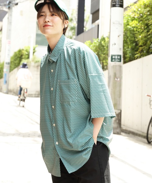「８(eight)」 「HALHAM」半袖シャツ X-LARGE ブラック メンズ_画像8