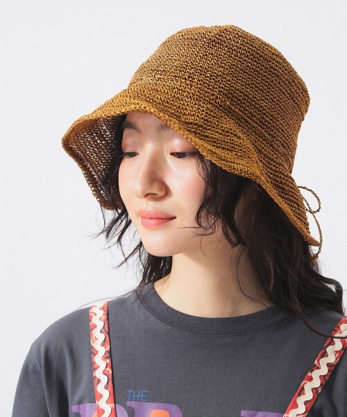 Borsalino（ボルサリーノ） ストローハット - ブラウン レディース 