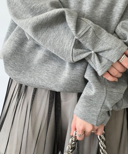 「chuclla」 長袖カットソー FREE グレー レディース_画像3