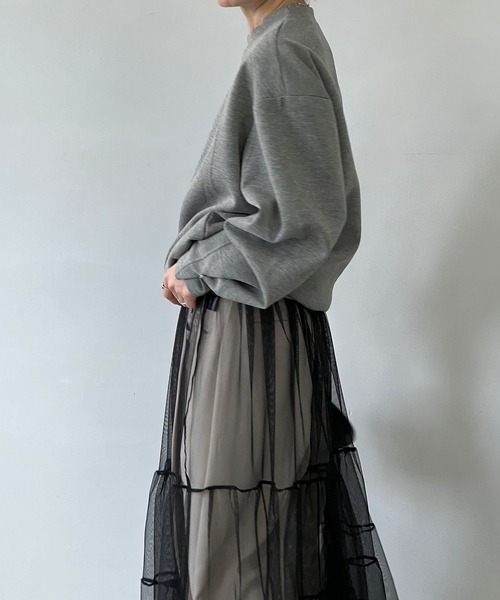 「chuclla」 長袖カットソー FREE グレー レディース_画像4