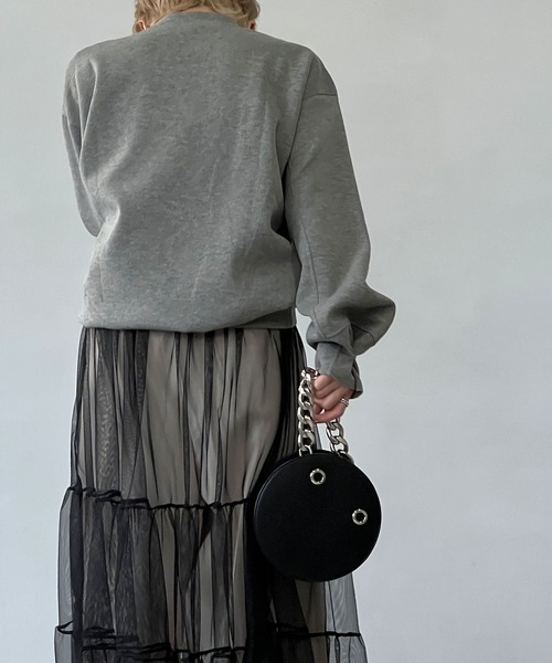 「chuclla」 長袖カットソー FREE グレー レディース_画像6