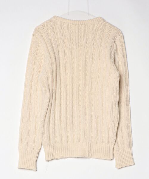 「KURO」 長袖ニット 0 ホワイト メンズ_画像2