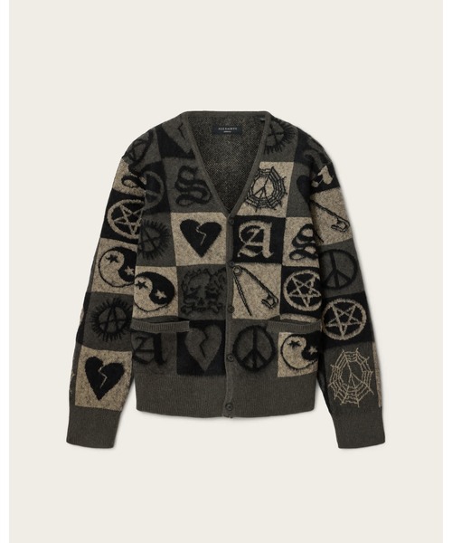 ALLSAINTS（オールセインツ） カーディガン TRAVIS JACQUARD CARDIGAN