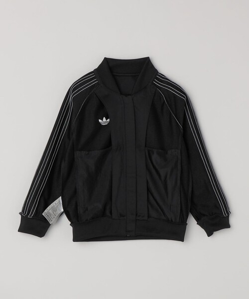 新品 adidas アディダス アウター H34564 キッズ ブラック 130 adidas アディダスオリジナルス アディカラー 3ストライプ フード付き