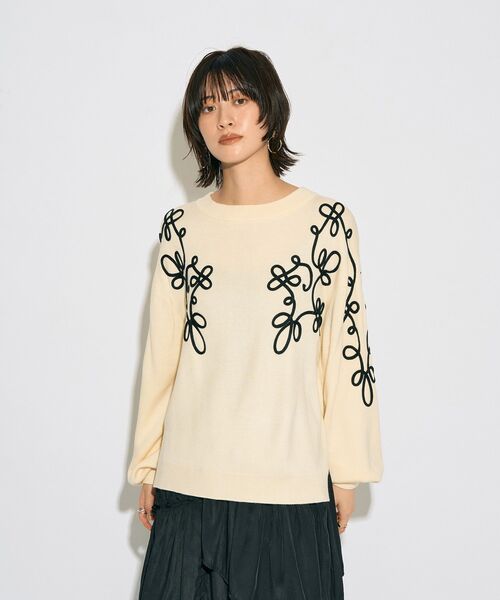 「Editt by YECCA VECCA」 長袖ニット FREE ブラック レディース_画像5