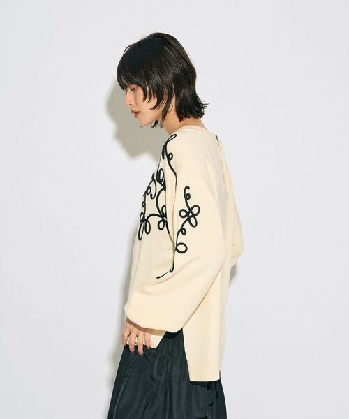 「Editt by YECCA VECCA」 長袖ニット FREE ブラック レディース_画像6