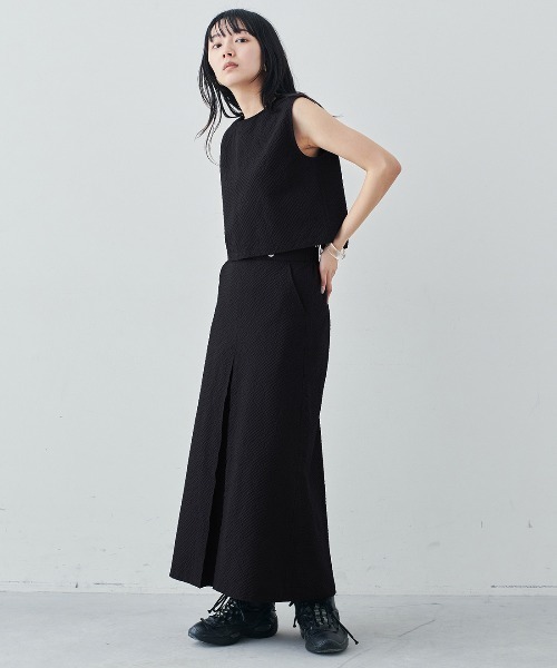 「MEDE19F」 ロングスカート M ブラック レディース_画像3