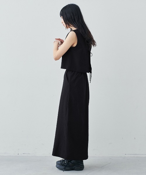 「MEDE19F」 ロングスカート M ブラック レディース_画像5