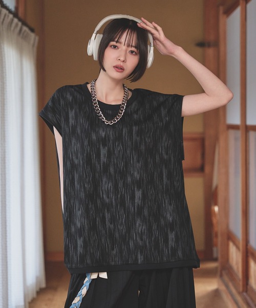 狐独 tシャツ 2wayフレアスリーブロンT メンズ レディース : ZOZOTOWN