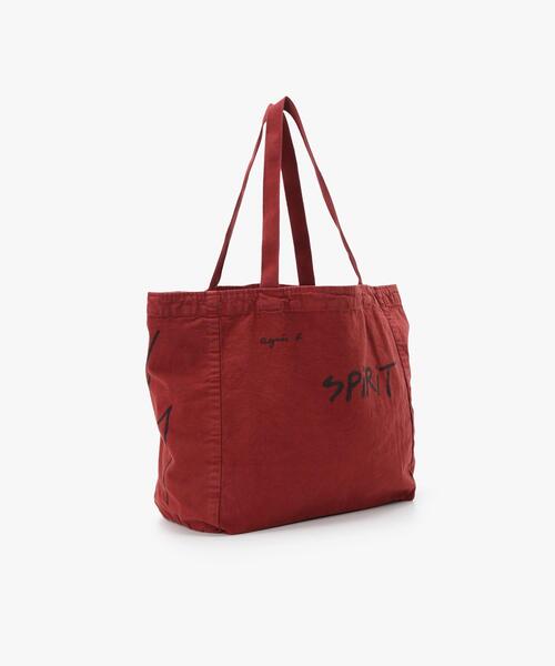 「agnes b.」 トートバッグ FREE ボルドー レディース
