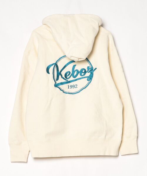 「KEBOZ」 プルオーバーパーカー L イエロー メンズ_画像2