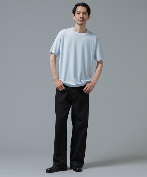 uvカット tシャツ Anti Soaked(R) 汗染み防止 ライトウェイト 5.6oz ミドルシルエットTシャツ メンズの画像