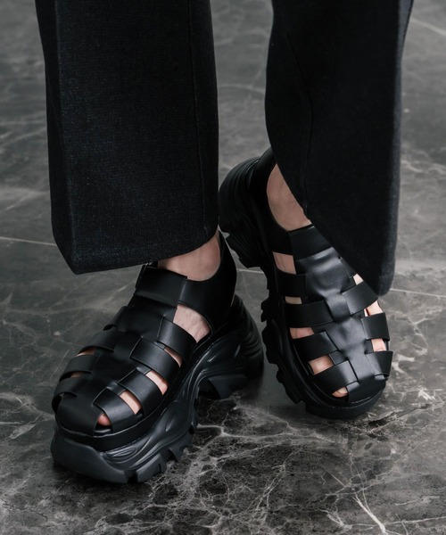 Rocky Monroe（ロッキーモンロー） 厚底 サンダル 9cmボリュームハイ