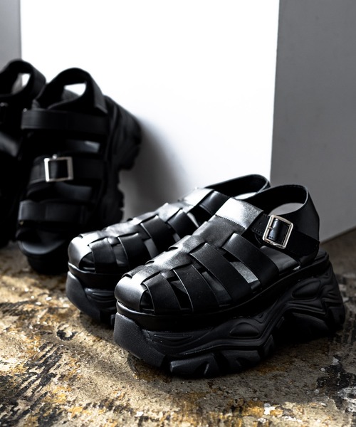 Rocky Monroe（ロッキーモンロー） 厚底 サンダル 9cmボリュームハイ