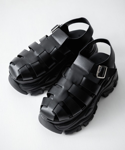 Rocky Monroe（ロッキーモンロー） 厚底 サンダル 9cmボリュームハイ