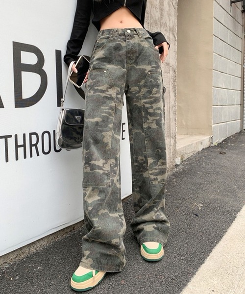 「meJane」 カーゴパンツ S カーキ レディース_画像9