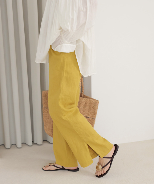 「JOURNAL STANDARD relume」 イージーパンツ 36 ブルー レディース_画像6