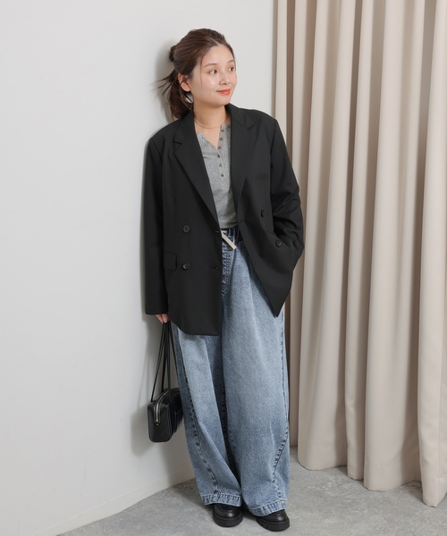 「JOURNAL STANDARD」 デニムパンツ 36 ブルー レディースの画像