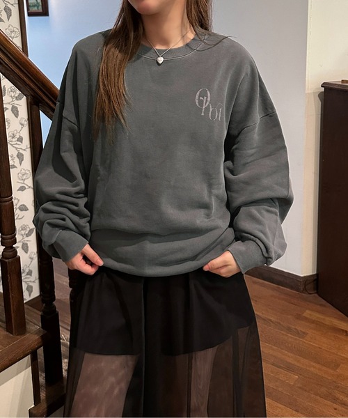 「apres jour mignon」 スウェットカットソー X-LARGE ブラック系その他2 レディース_画像9