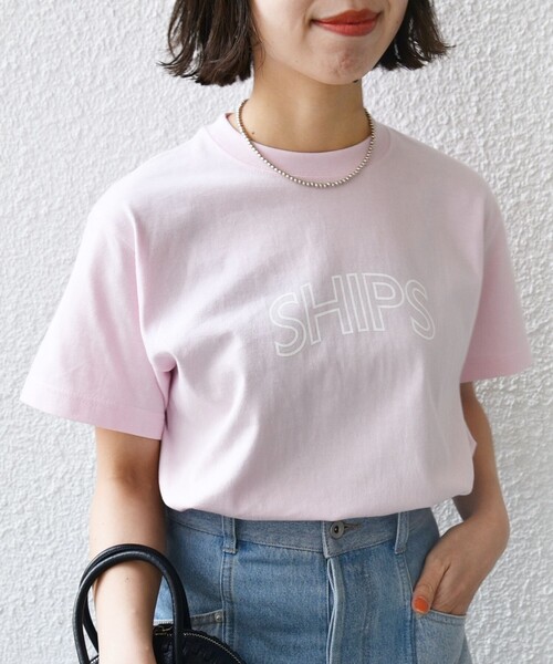 「SHIPS」 半袖Tシャツ SMALL グレー レディース_画像9