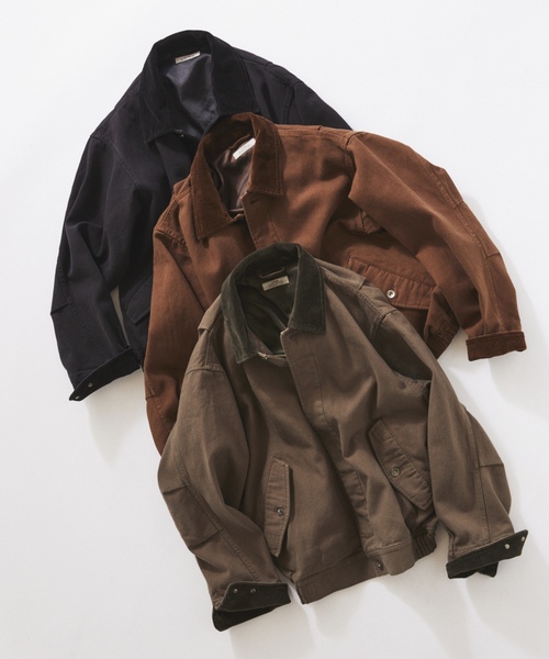 「JOURNAL STANDARD relume」 ジャケット MEDIUM ライトグリーン メンズの画像
