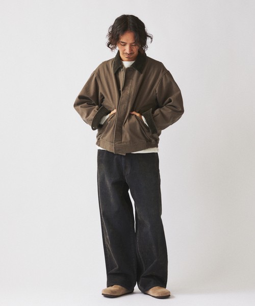 「JOURNAL STANDARD relume」 ジャケット MEDIUM ライトグリーン メンズの画像