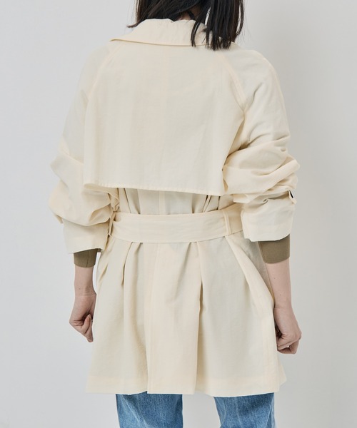 トレンチコート コート 「TODAYFUL/トゥデイフル」Spring Short Trench レディースの画像