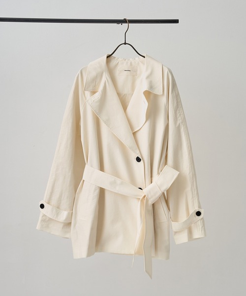 トレンチコート コート 「TODAYFUL/トゥデイフル」Spring Short Trench レディースの画像
