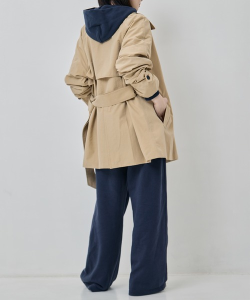 トレンチコート コート 「TODAYFUL/トゥデイフル」Spring Short Trench レディースの画像