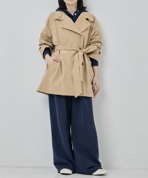 トレンチコート コート 「TODAYFUL/トゥデイフル」Spring Short Trench レディースの画像